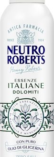 Neutro RobertsItaliane Dolomiti deodorante spray con effetto 48 ore 200 ml