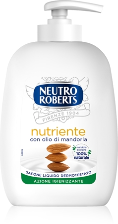 Neutro RobertsOlio di Mandorla sapone liquido per le mani effetto nutriente 200 ml