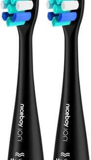 NiceboyION Sonic Lite testina di ricambio medium Black 2 pz