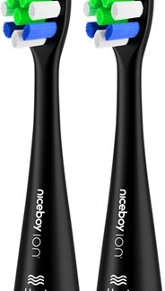 NiceboyION Sonic Lite testina di ricambio Hard Black 2 pz