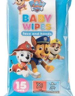 NickelodeonPaw Patrol Baby Wipes salviette umidificate per bambini 15 pz