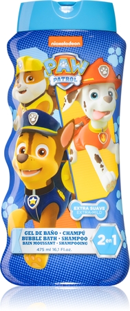 NickelodeonPaw Patrol Bubble Bath and Shampoo gel bagno e doccia per bambini 475 ml