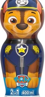NickelodeonPaw Patrol Shower Gel & Shampoo gel doccia e shampoo 2 in 1 per bambini Chase 400 ml