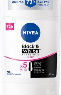 NIVEABlack & White Invisible Clear antitraspirante solido 50 ml