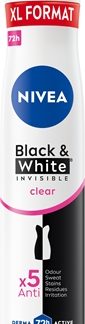 NIVEABlack & White Invisible Clear antitraspirante spray da donna 200 ml