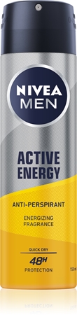 NIVEAMEN Active Energy antitraspirante spray per uomo 150 ml