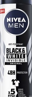 NIVEAMEN Invisible Black & White antitraspirante spray per uomo 100 ml
