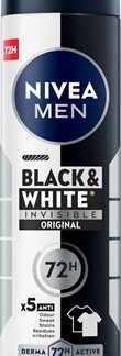 NIVEAMEN Invisible Black & White antitraspirante spray per uomo 150 ml