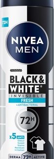 NIVEAMEN Invisible Black & White antitraspirante spray Fresh 150 ml