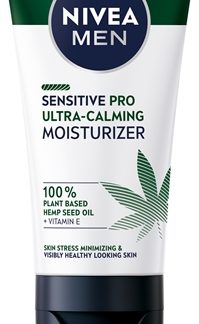 NIVEAMEN Sensitive Hemp crema lenitiva viso con olio di cannabis per uomo 75 ml