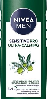 NIVEAMEN Sensitive Pro Ultra Calming gel doccia per viso, corpo e capelli 500 ml
