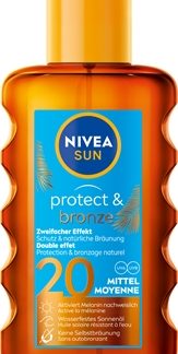 NIVEASUN Protect & Bronze olio abbronzante secco SPF 20 200 ml