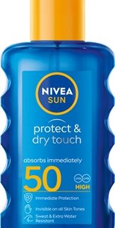 NIVEASUN Protect & Dry Touch spray abbronzante invisibile SPF 50 200 ml
