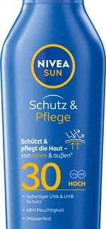 NIVEASUN Protect & Moisture latte abbronzante idratante SPF 30 400 ml