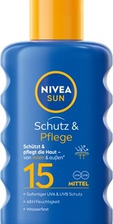 NIVEASUN Protect & Moisture spray abbronzante SPF 15 200 ml