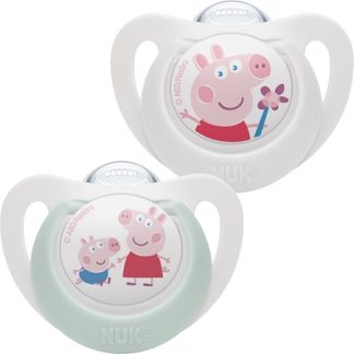 NUKStar Peppa Pig ciuccio 18-36m 2 pz
