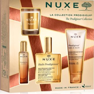 NuxeProdigieux Collection confezione regalo per viso, corpo e capelli 4 pz