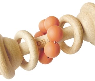 O.B DesignsRattle Toy sonaglio Cinnamon 3m+ 1 pz