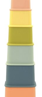 O.B DesignsSquare Stacker Cups coppette impilabili 8m+ 7 pz