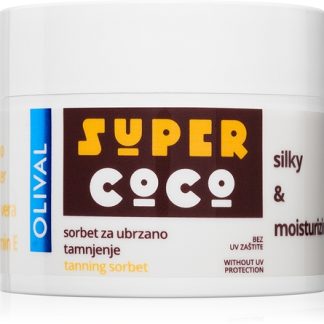OlivalSUPER Coco acqua sorbetto idratante corpo per accelerare l'abbronzatura 100 ml