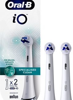Oral BiO Specialised Clean testina di ricambio per la pulizia degli apparecchi ortodontici 2 pz