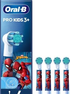 Oral BPRO Kids 3+ testine di ricambio per spazzolino per bambini Spiderman 4 pz
