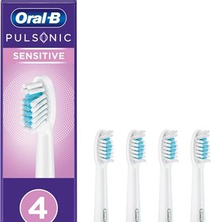 Oral BPulsonic Sensitive testine di ricambio per spazzolino 4 pz
