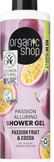 Organic ShopPassion Fruit & Cocoa doccia gel dal profumo inebriante 280 ml