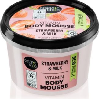 Organic ShopStrawberry & Milk mousse corpo 250 ml