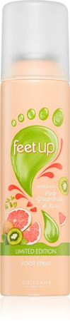 OriflameFeet Up Pink Grapefruit & Kiwi spray rinfrescante per le gambe 150 ml