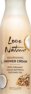 OriflameLove Nature Cacao Butter & Coconut Oil crema doccia nutriente intensa 250 ml