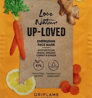 OriflameLove Nature Up-Loved Upcycled Lemon & Organic Carrot & Ginger maschera ricostruttore10 ml