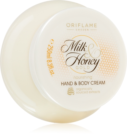 OriflameMilk & Honey Gold crema nutriente per mani e corpo 250 ml