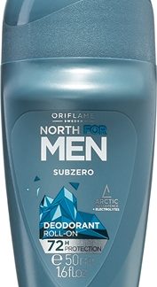 OriflameNorth for Men Subzero deodorante antitraspirante roll-on per uomo 50 ml