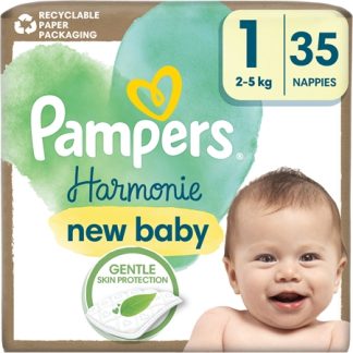 PampersHarmonie Size 1 pannolino monouso 2-5 kg 35 pz