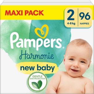 PampersHarmonie Size 2 pannolino monouso 4-8 kg 96 pz