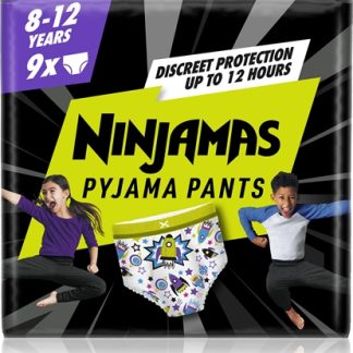 PampersNinjamas Pyjama Pants pannolini a mutandina da notte 27-43 kg Spaceships 9 pz