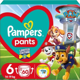 PampersPants Paw Patrol Size 6 pannolini a mutandina usa e getta 14-19 kg 60 pz