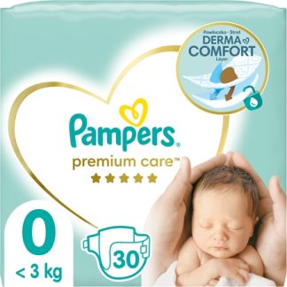 PampersPremium Care Size 0 pannolino monouso < 3kg 30 pz
