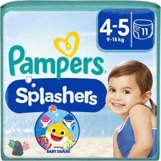 PampersSplashers 4-5 pannolini a costume usa e getta 9-15 kg 11 pz