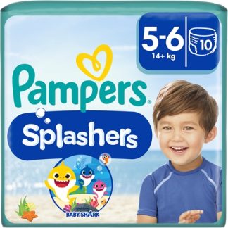 PampersSplashers 5-6 pannolini da nuoto 14+ kg 10 pz