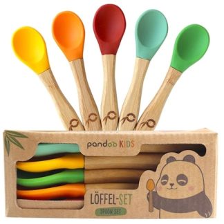 PandooBamboo Spoon Set cucchiaino per bambini 5 pz