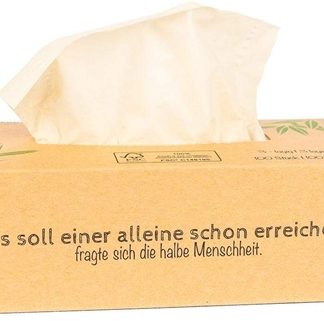 PandooBamboo Tissues fazzoletti di carta di bambù 100 pz