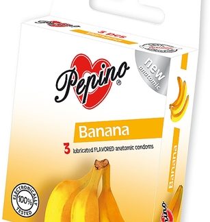 PepinoBanana dispositivo medico preservativi aromatizzato 3 pz