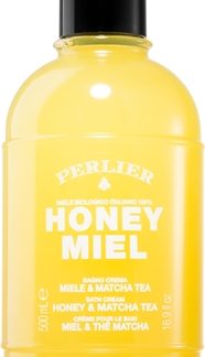PerlierHoney Miel Honey & Matcha Tea crema per doccia e bagno 500 ml