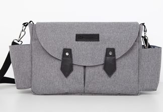 Petite&MarsSara Grey Black borsa per il cambio del pannolino 40 x 23 x 10 cm 1 pz