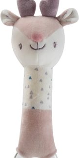 Petite&MarsSqueaky Toy with Rattle giocattolo con fischietto con sonaglio Deer Suzi 1 pz