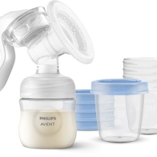 Philips AventBreast Pumps SCF430/30 + VIA Tiralatte + recipiente 1 pz