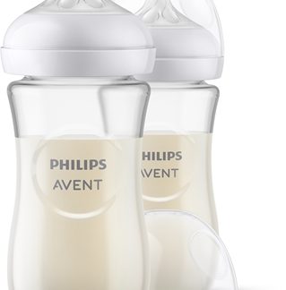 Philips AventNatural Response Pure Glass biberon 1 m+ 2x240 ml