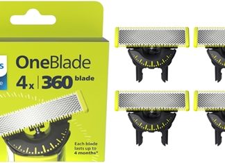 PhilipsOneBlade 360 QP440/50 lame di ricambiofor Philips OneBlade 4 pz